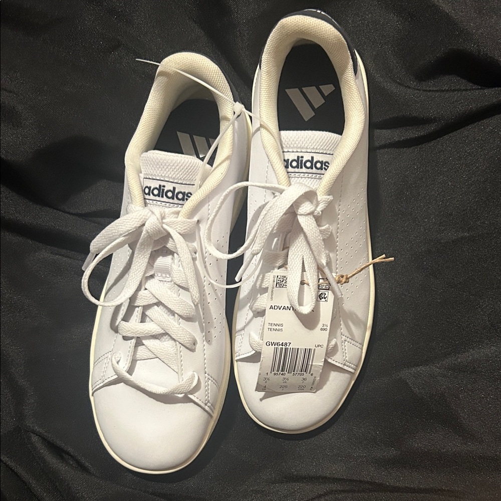 Adidas Advantage Kids White Sneakers
